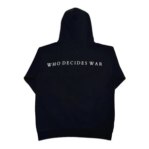 Who Decides War by MRDR BRVDO Stained Glass Hooded Sweatshirt Black - Living Legend