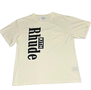 Rhude x Kith Side Logo Pocket Tee - Living Legend