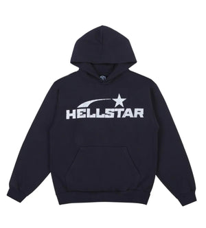 Hellstar Studios Basic Logo Hoodie Faded Black - Living Legend