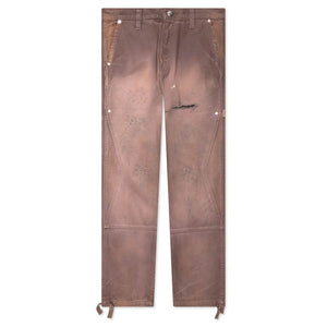 Rhude Reza Double Knee Pant Espresso - Living Legend
