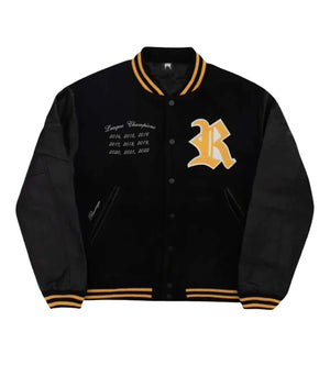 Revenge Rottweiler Varsity Jacket Black - Living Legend