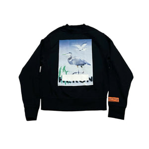Heron Preston Black Censored Crewneck Sweatshirt