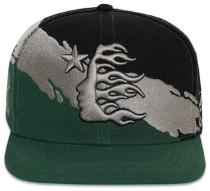 HELLSTAR PAINTBRUSH SNAPBACK BLACK/GREEN HAT