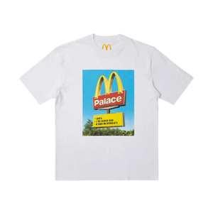 Palace x McDonald’s Sign T-Shirt – White - Living Legend