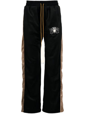 Rhude Black Embroidered Sweatpants