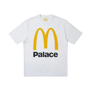 Palace x McDonald's Logo T-Shirt White - 23FW - Living Legend
