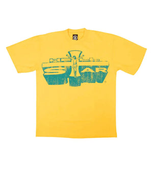 Hellstar Studios "Jesus Emblem" Tee Yellow - Living Legend