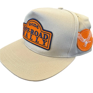 Rhude Desert Off-Road Racing Team Snapback Hat Tan - Living Legend