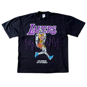 Warren Lotas 'Lebron Flames' Tee - Living Legend