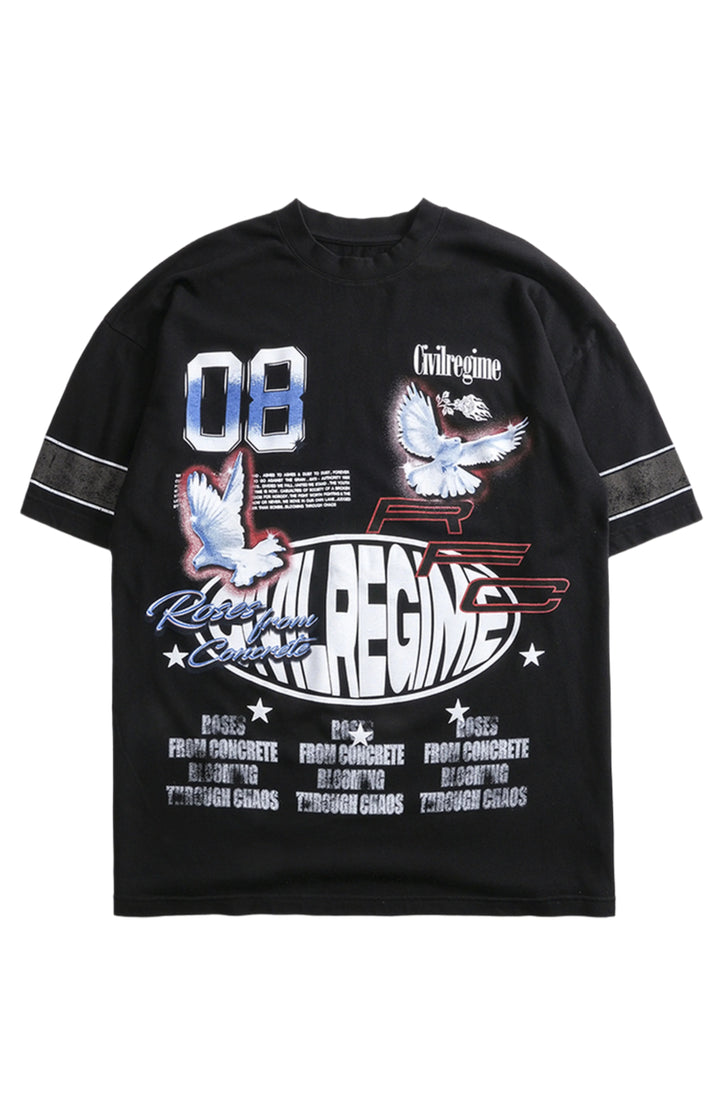 Civil Regime Acot 5 American Classic Oversized T-Shirt Men's - Living Legend