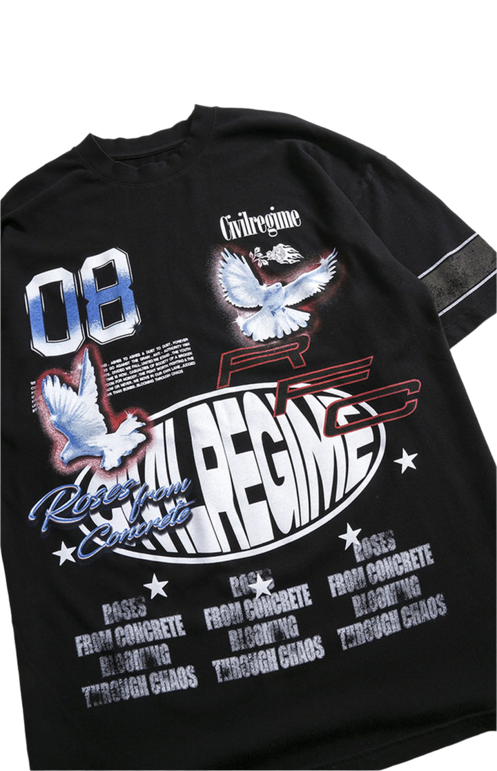 Civil Regime Acot 5 American Classic Oversized T-Shirt Men's - Living Legend