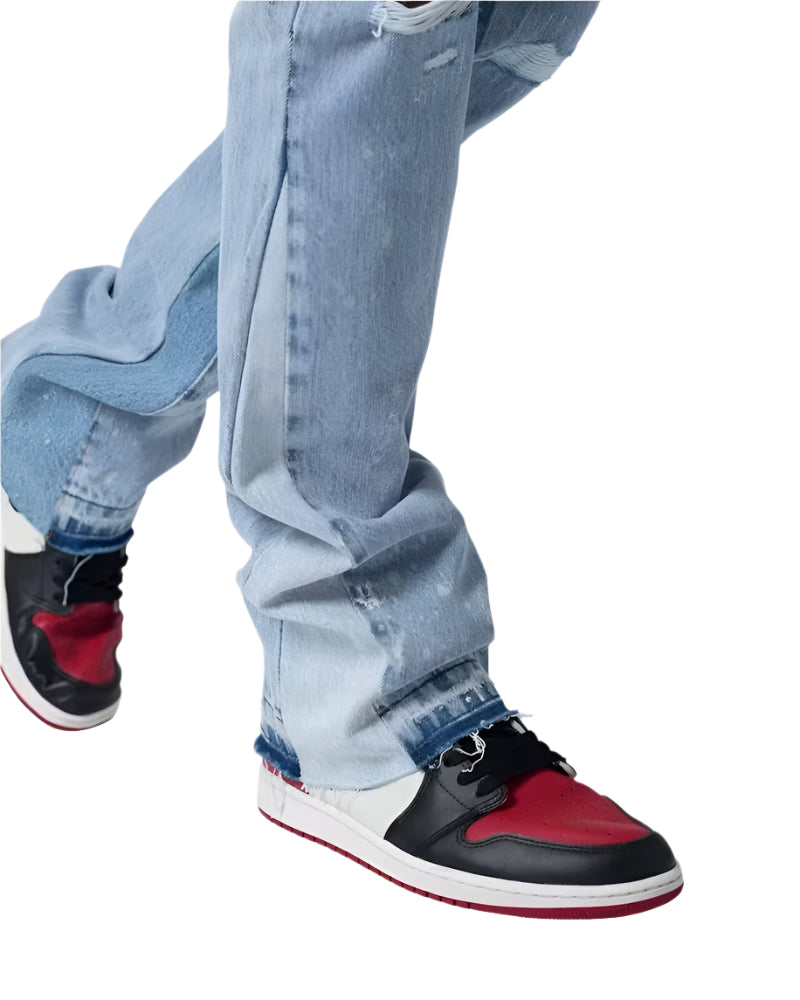 B508 Flare Denim Jeans - Living Legend