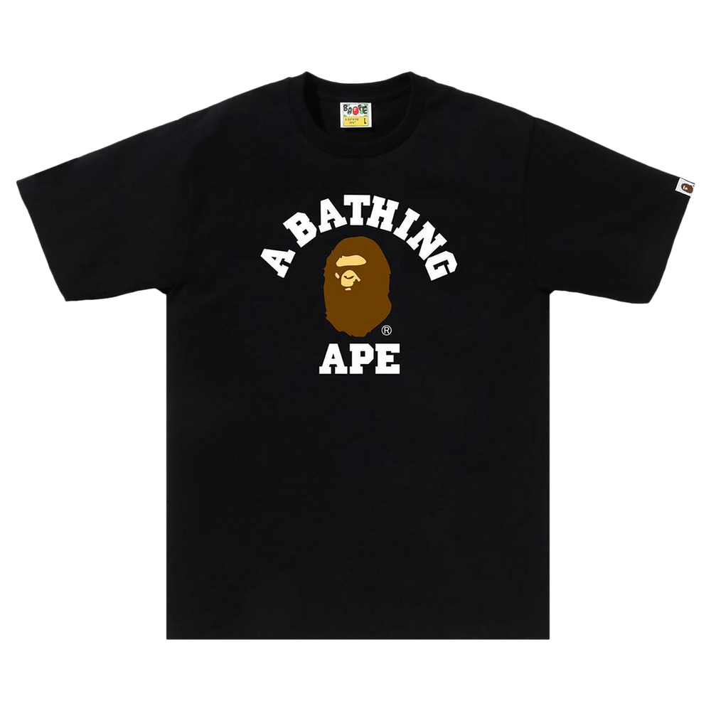 BAPE College Tee 'Black' - Living Legend