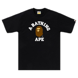 BAPE College Tee 'Black' - Living Legend