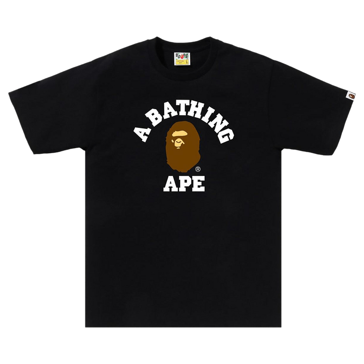BAPE College Tee 'Black' - Living Legend