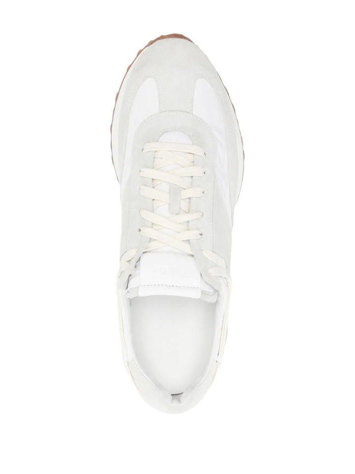 RHUDE Gray Runner Sneakers In White/grey - Living Legend