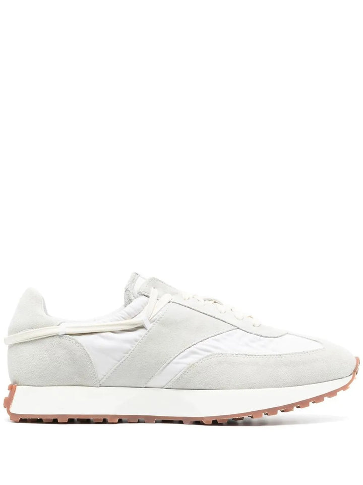 RHUDE Gray Runner Sneakers In White/grey - Living Legend