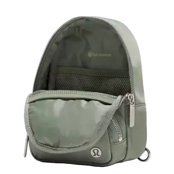Lululemon Everywhere Sling Bag Small 2L Willow Leaf Silver