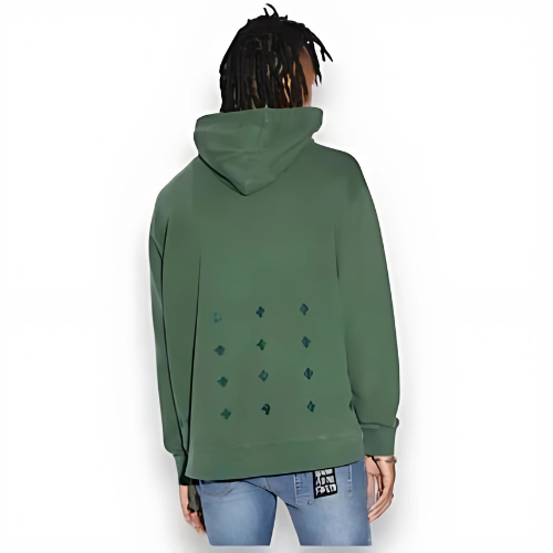 Ksubi blocked biggie hoodie emerald green - Living Legend