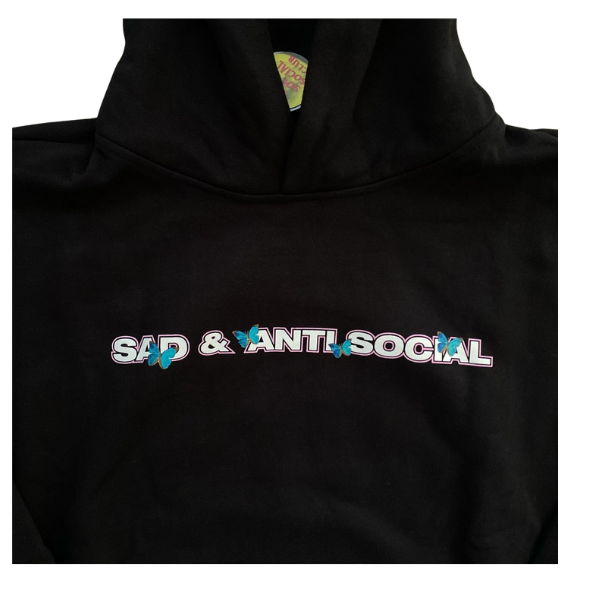 Anti Social Social Club x Junior H Sadboyz New Collab Butterflies Unisex