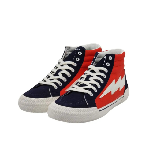 Revenge X Storm High Top Sneaker MeN Red and Navy - Living Legend