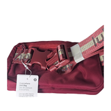 Lululemon Everywhere Belt Bag Wordmark Deep Luxe Burgundy Red Gold Logo