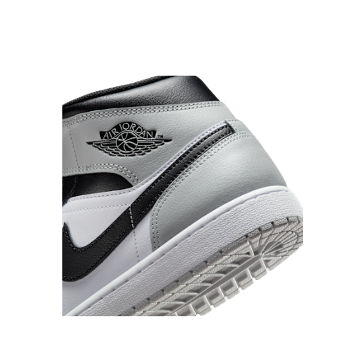 Nike Air Jordan 1 Mid Shoes White Black - Living Legend