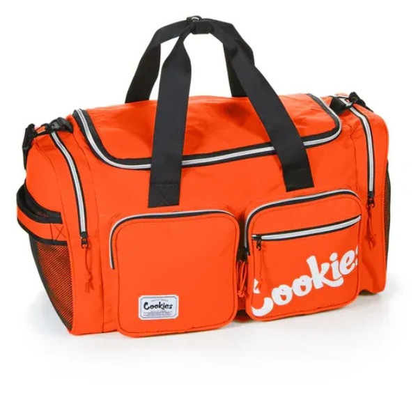 Cookies Heritage Smell Proof Orange Duffle Bag