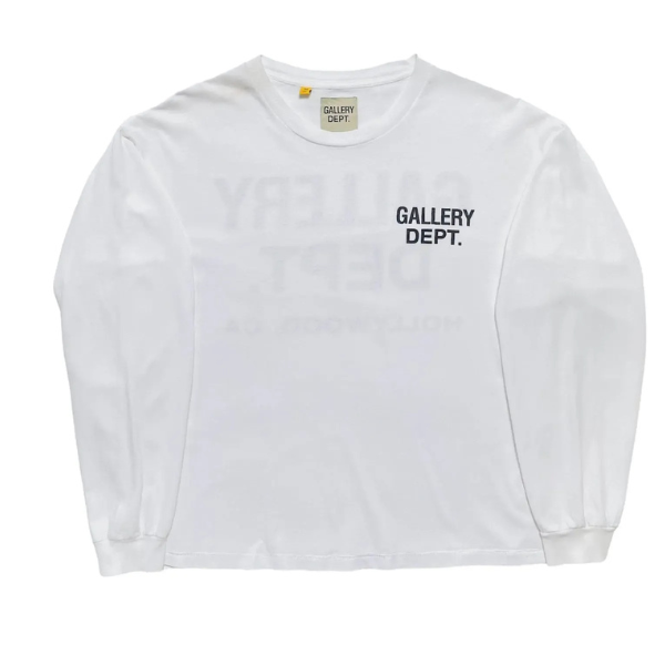 Gallery Dept ATK Reversible Long Sleeve T Shirt White XL Hollywood CA Made USA