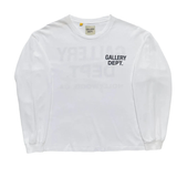 Gallery Dept ATK Reversible Long Sleeve T Shirt White XL Hollywood CA Made USA