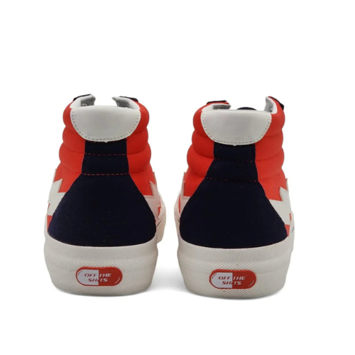 Revenge X Storm High Top Sneaker MeN Red and Navy - Living Legend