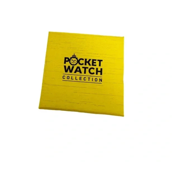 Invicta Vintage Style Men's Pocket Watch 47mm Bronze, White Dial w/Chain