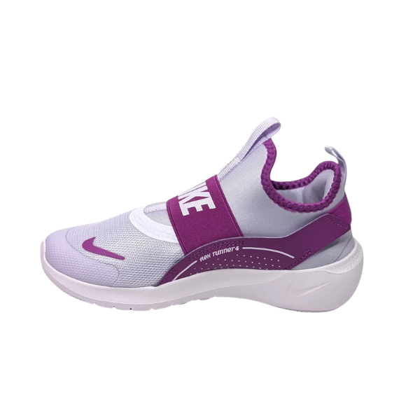 Nike Flex Runner 4 (PS) Violet Mist Girl's Slip On Sneakers