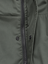 SINCLAIR Two Tone Hooded Jacket Men's Large Black Grey Zip Up Streetwear NWT
