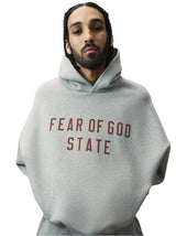 Fear of God Essentials Fear of God Essentials Dark Heather Oatmeal Fleece Hoodie - Living Legend