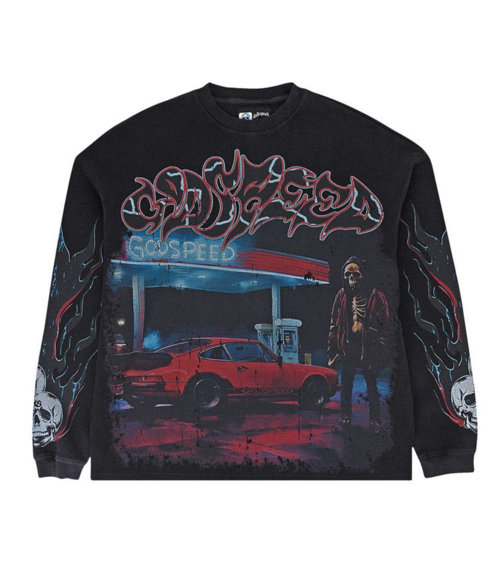 Godspeed Pit stop Thermal LS (Grey wash) - Living Legend