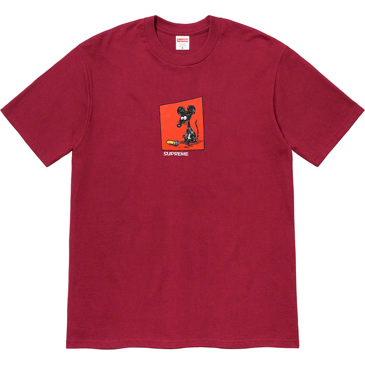 Supreme Mouse Tee (Cardinal) - Living Legend