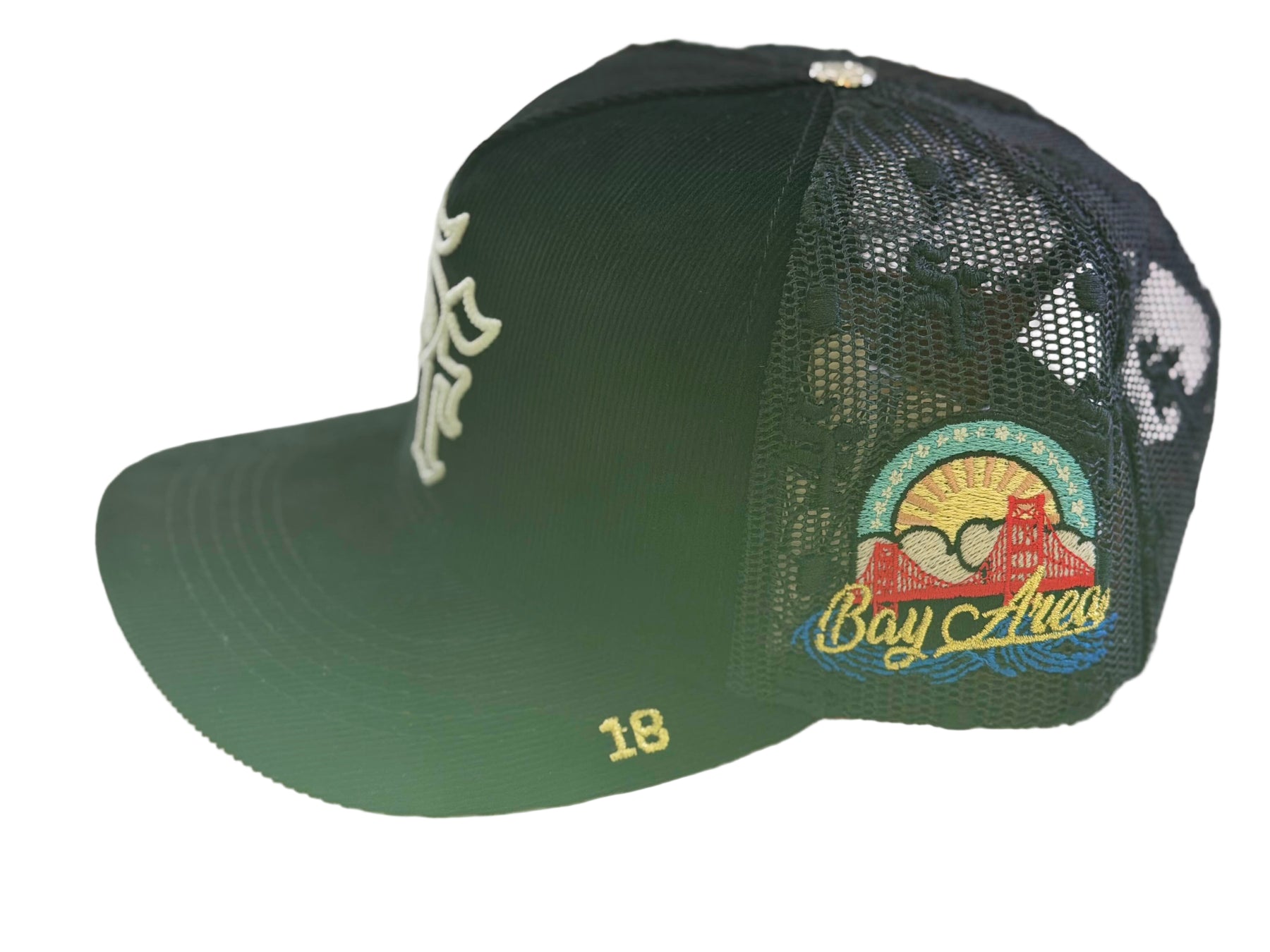 DVNIELLUU OG SF: Strength in Faith Trucker (Black Corduroy/Mesh