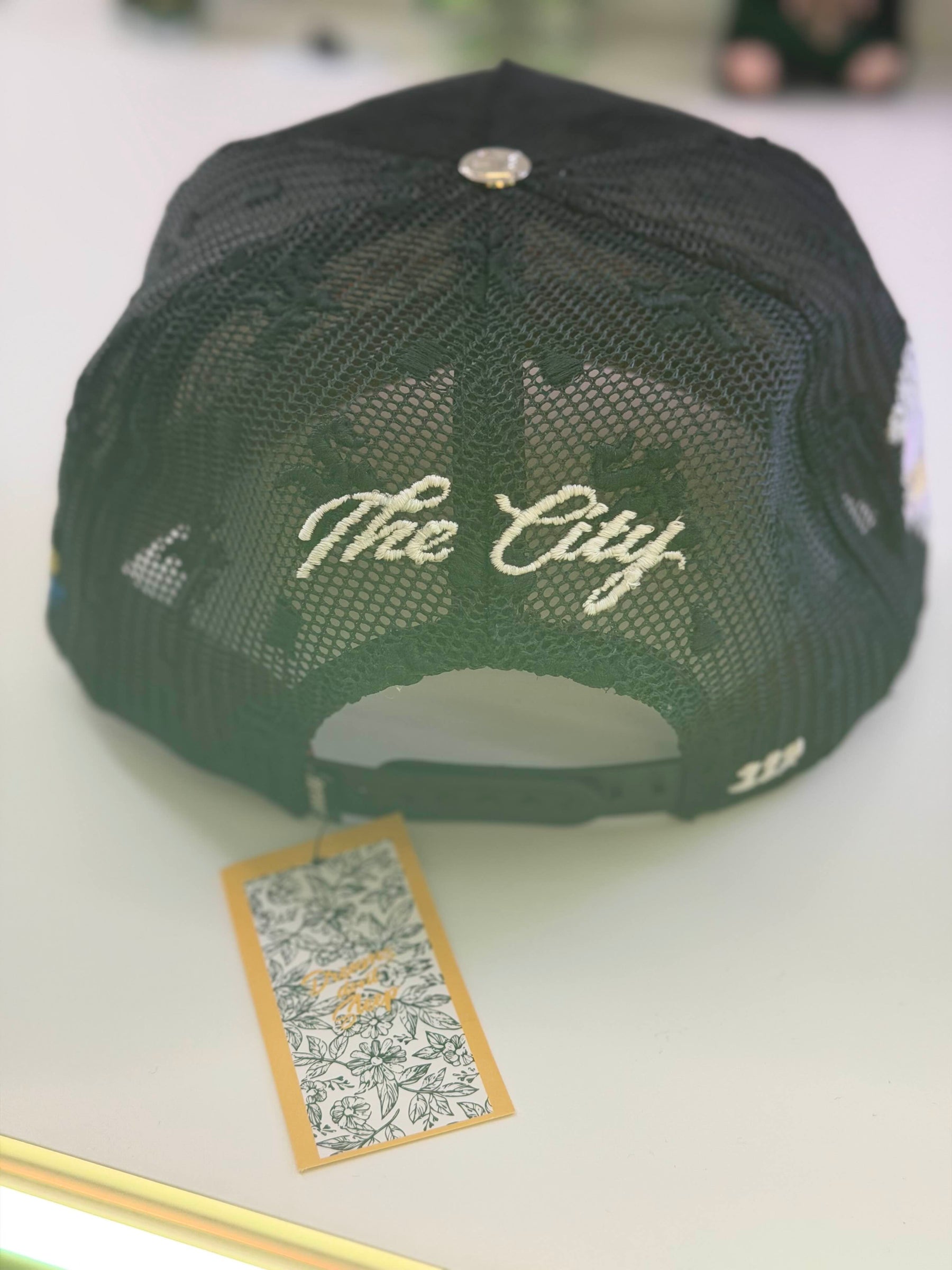 DVNIELLUU OG SF: Strength in Faith Trucker (Black Corduroy/Mesh