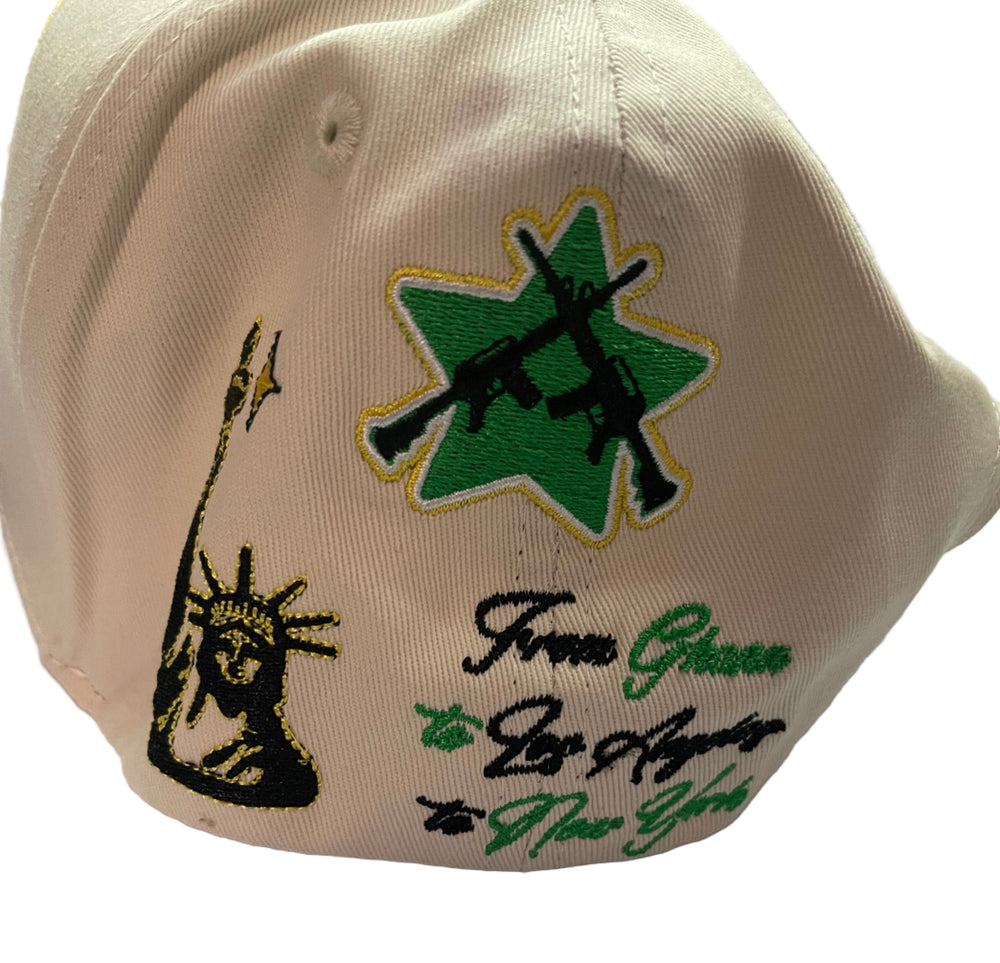 Homme Femme FTY Trucker Hat Black Ivory Snapback Cap