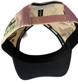 Homme Femme FTY Trucker Hat Black Ivory Snapback Cap