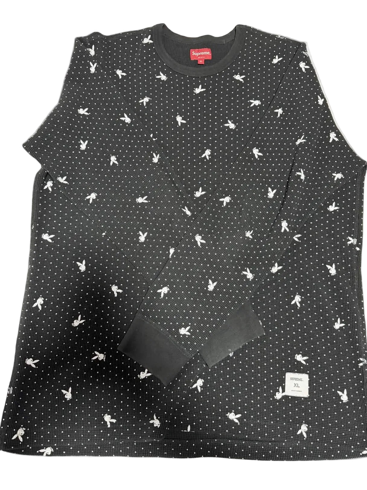 Supreme x Playboy Waffle Thermal – Size XL (Worn 9/10)
