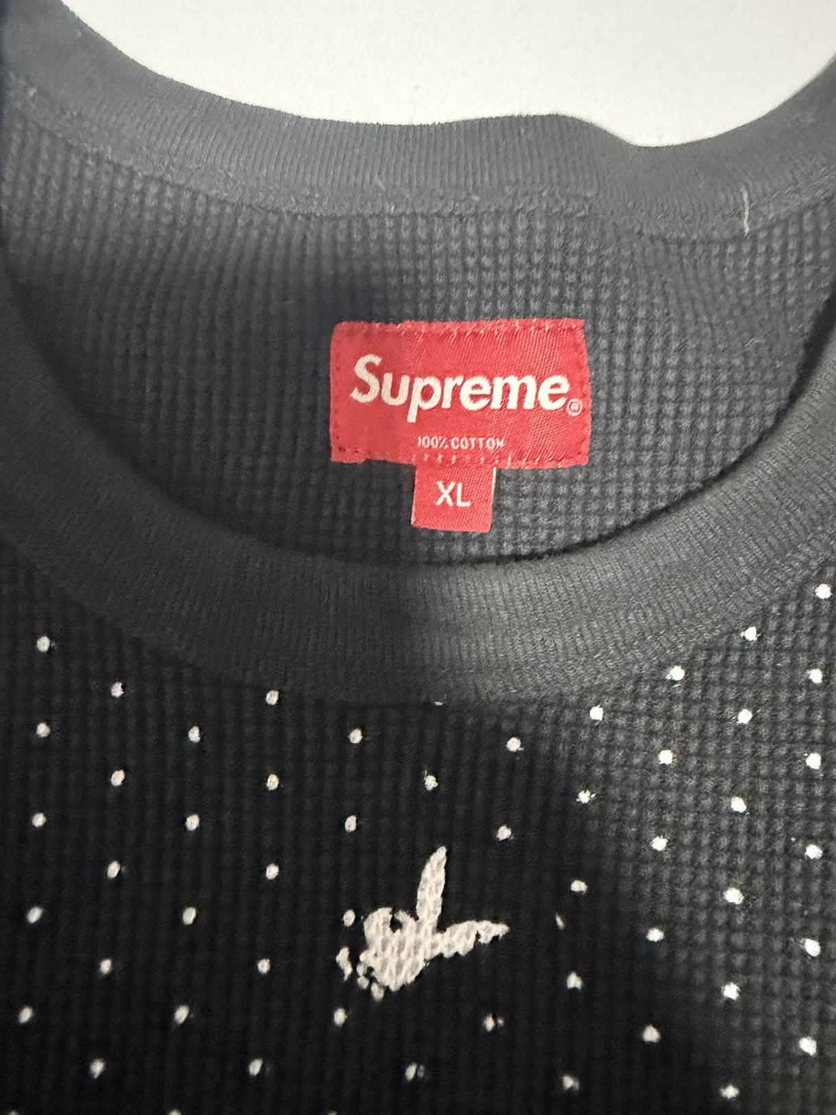 Supreme x Playboy Waffle Thermal – Size XL (Worn 9/10)