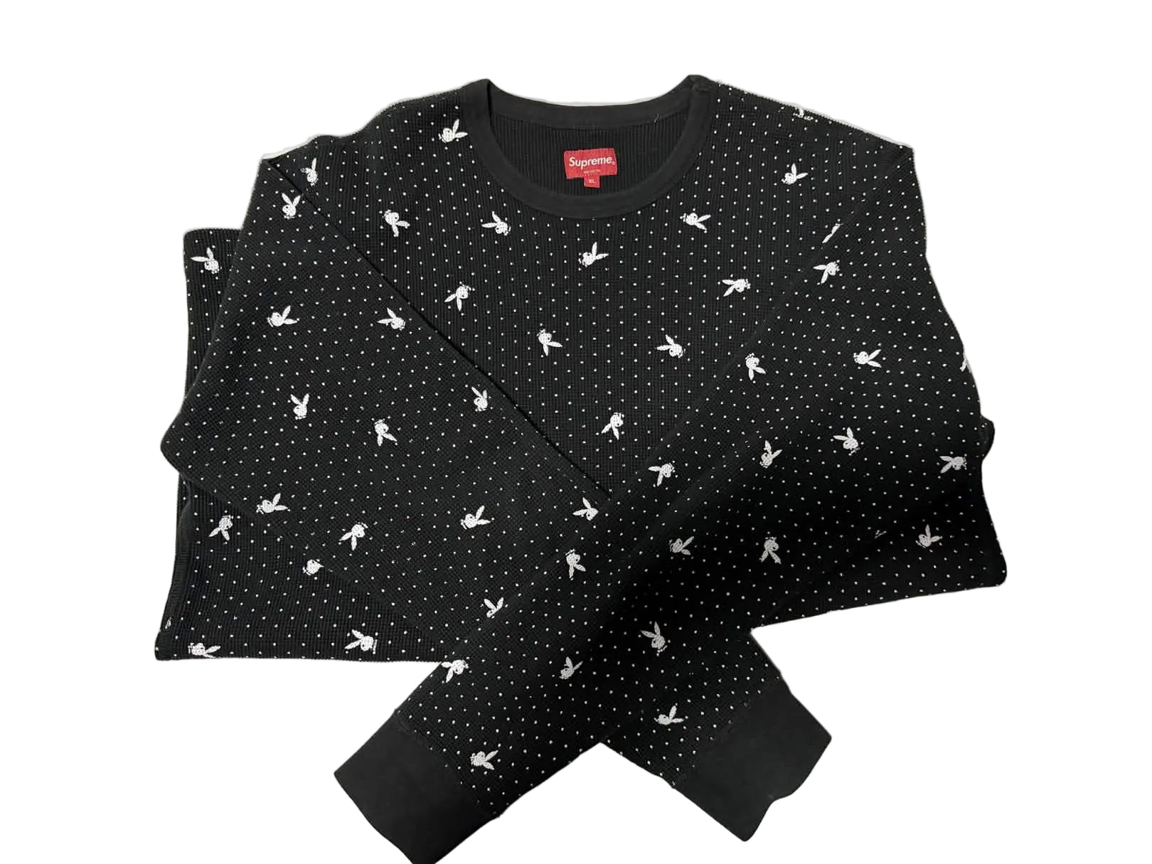Supreme x Playboy Waffle Thermal – Size XL (Worn 9/10)