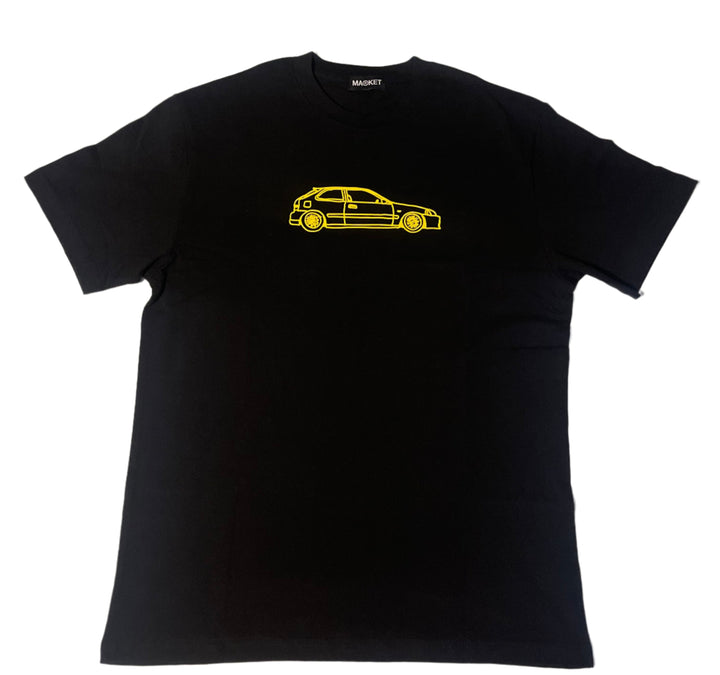 Market Studios Black "Honda Civic" Tee - Living Legend