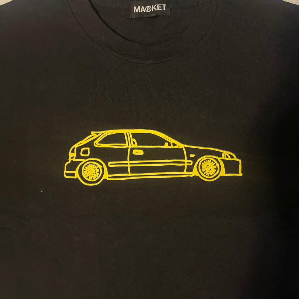 Market Studios Black "Honda Civic" Tee - Living Legend