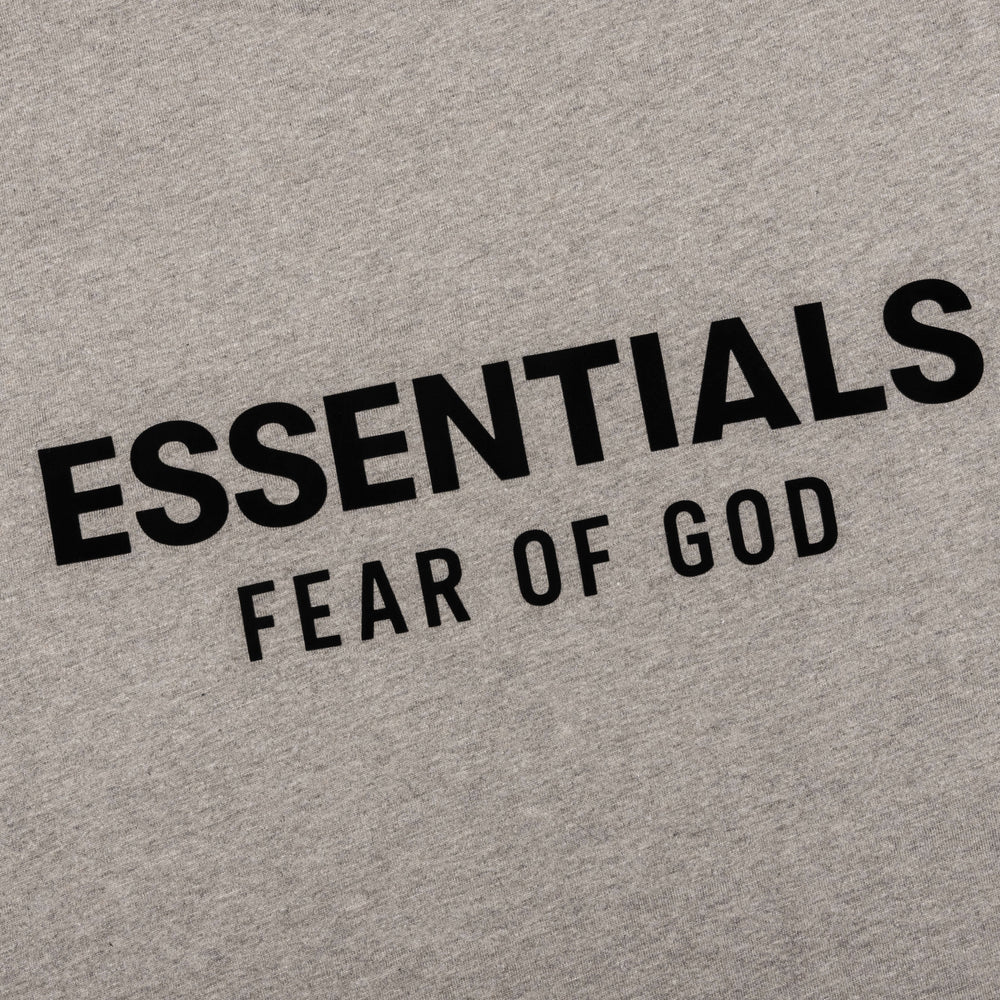 Fear of God Essentials Jersey Crewneck T-Shirt - Heather Gray - Living Legend