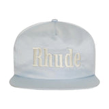 Rhude Satin Logo Cap 'Sky Blue' - Living Legend
