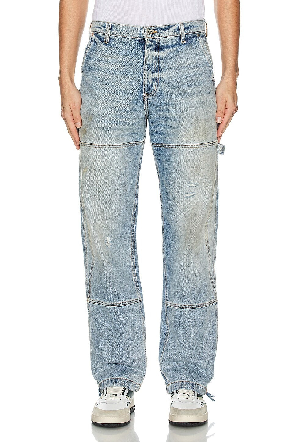 Rhude Reza Denim Double Knee Pant - Living Legend
