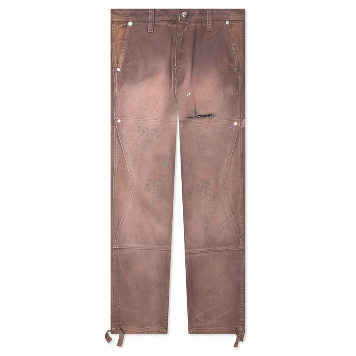 Rhude Reza Double Knee Pant Espresso - Living Legend
